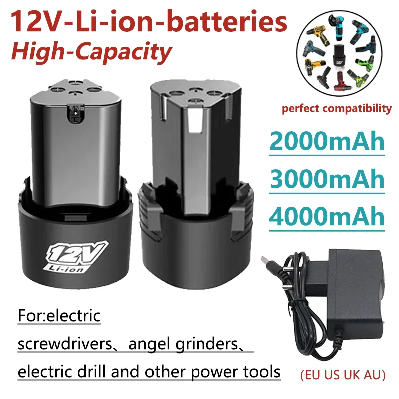 Power Tools Uk - Akumulator litowo-jonowy 12V do wkrętarki elektrycznej,