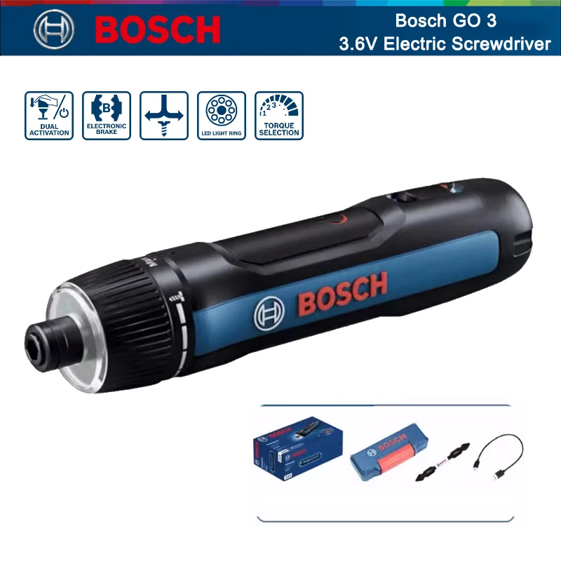 Power Tools Bosch - Wkrętarka elektryczna BOSCH Go 3, wkrętarka