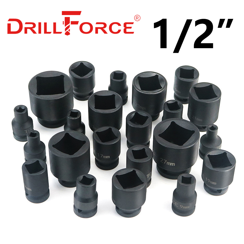 Power Tools Pneumatic - Drillforce 5-30mm klucz udarowy nasadka kwadratowa