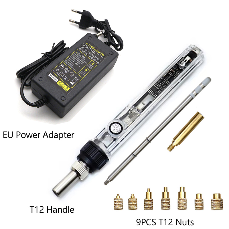 Power Tools Toolstation - Mini lutownica elektryczna 72W T12 z