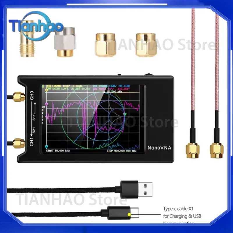 Analizator anten Nano VNA-H4 d – Power Tools Vector recenzja i cena