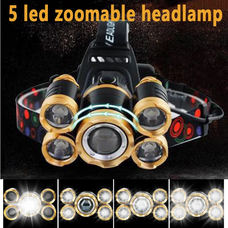 Latarka czołowa 5LED T6 Latark – Power Tools Zoom recenzja i cena