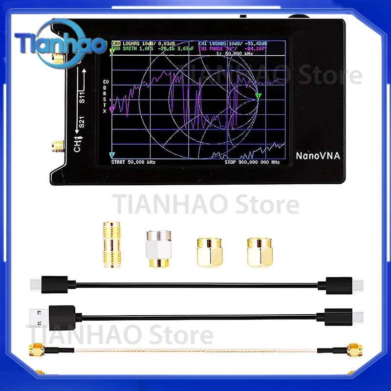 NanoVNA-H4 do analizatora ante – Power Tools Vector recenzja i cena
