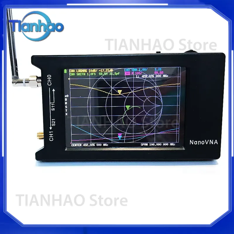 NanoVNA-H4 do analizatora ante – Power Tools Vector recenzja i cena
