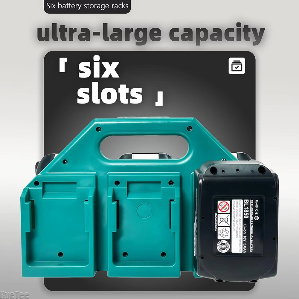 6-miejscowy uchwyt na akumulat – Power Tools Rack recenzja i cena