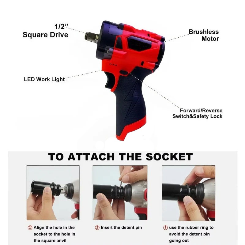 Bezszczotkowy klucz udarowy el – Power Tools Milwaukee recenzja i cena