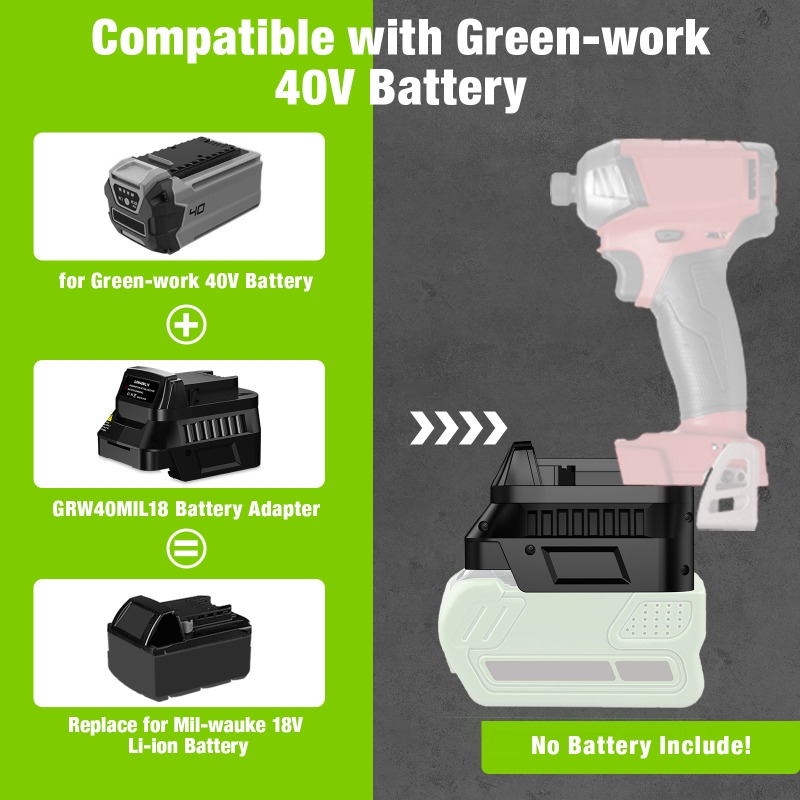 Adapter baterii GRW40MIL18 kom – Power Tools Milwaukee recenzja i cena
